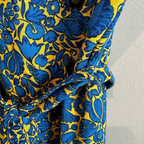 Ann Taylor Petite Floral Side Button Sheath Dress 12P Summer '22 - Picture 5 of 13